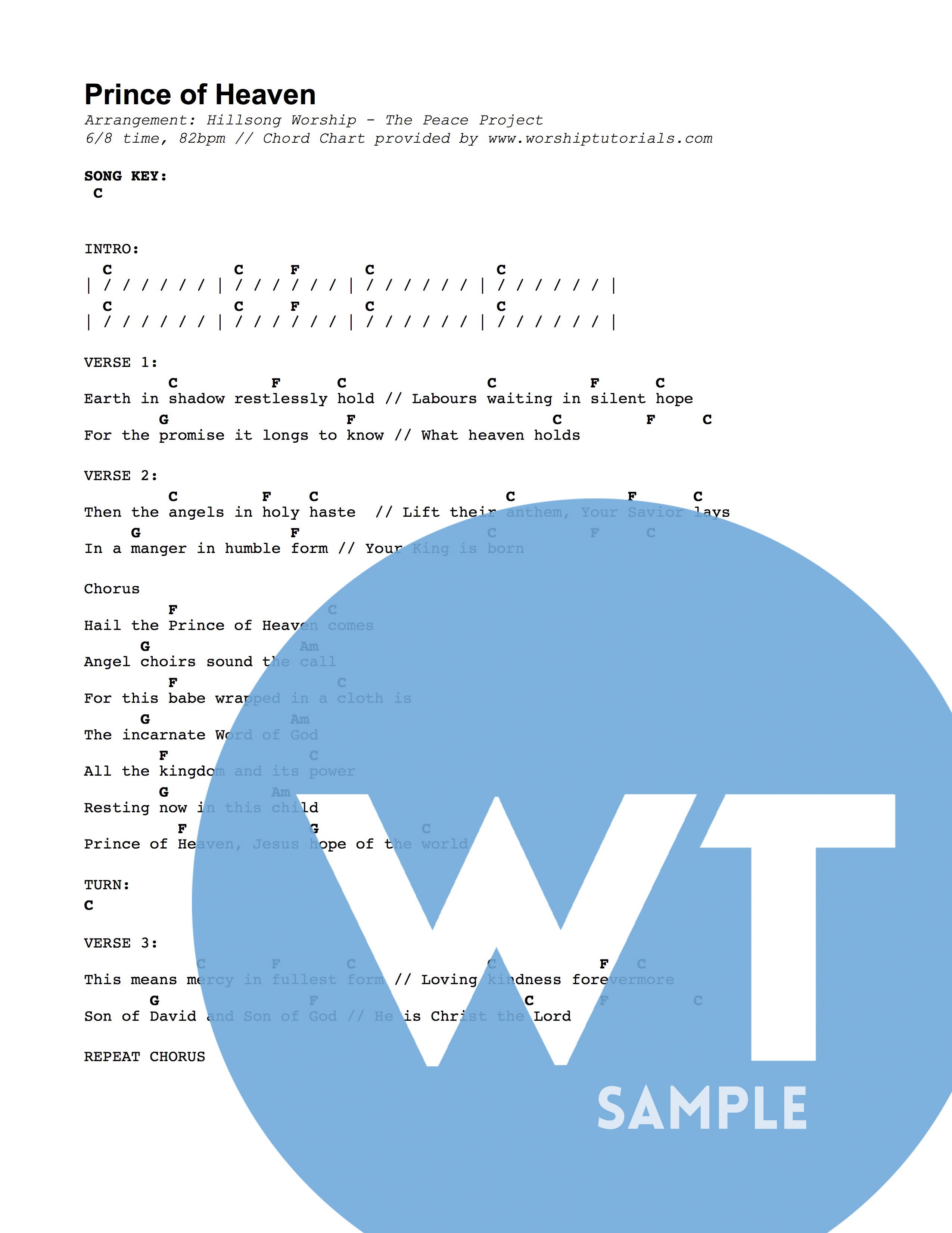 Shadow Step Hillsong United Chord Charts