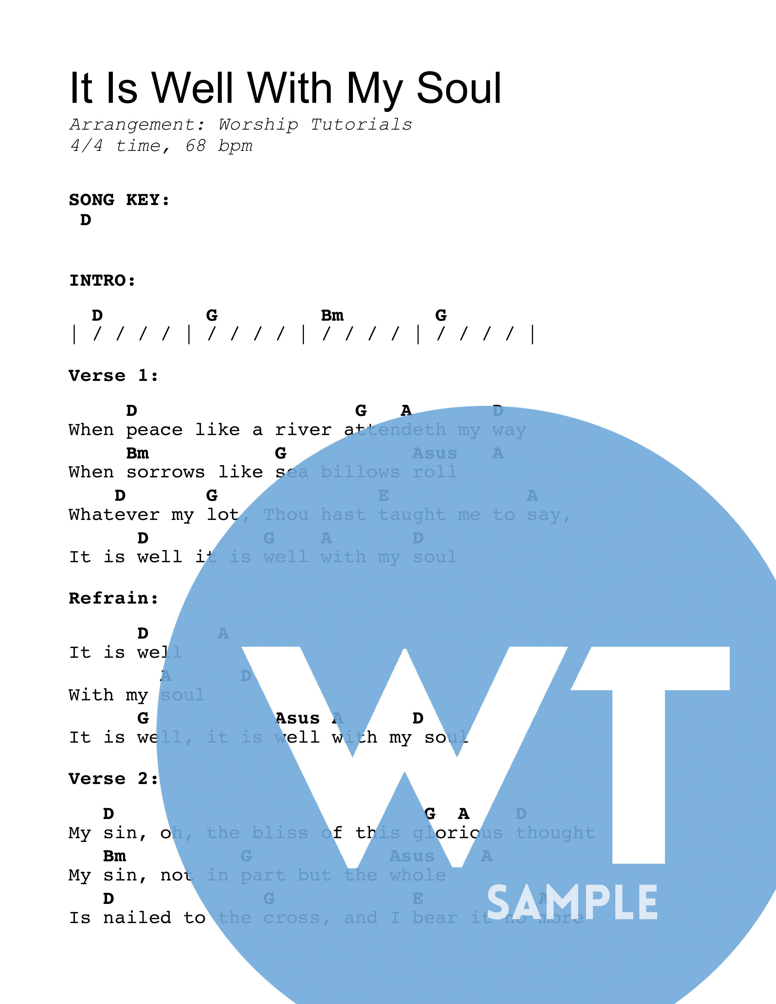 Worship Chord Charts