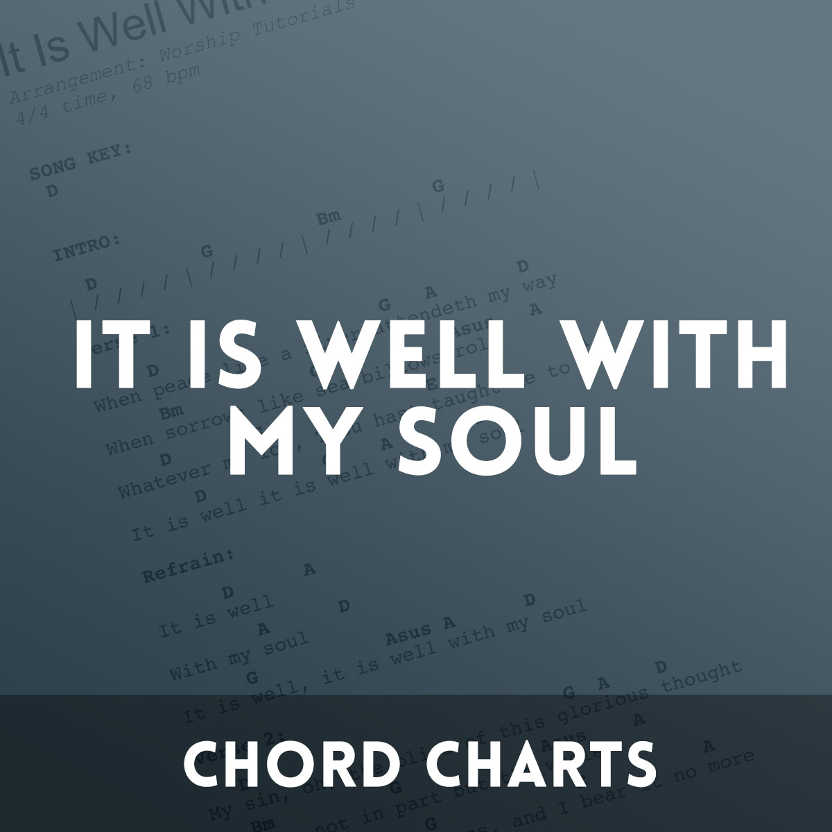 It Is Well With My Soul Chord Chart