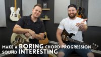 How to make a boring chord progression sound interesting // Guitar Lesson Make a boring chord progression sound interesting